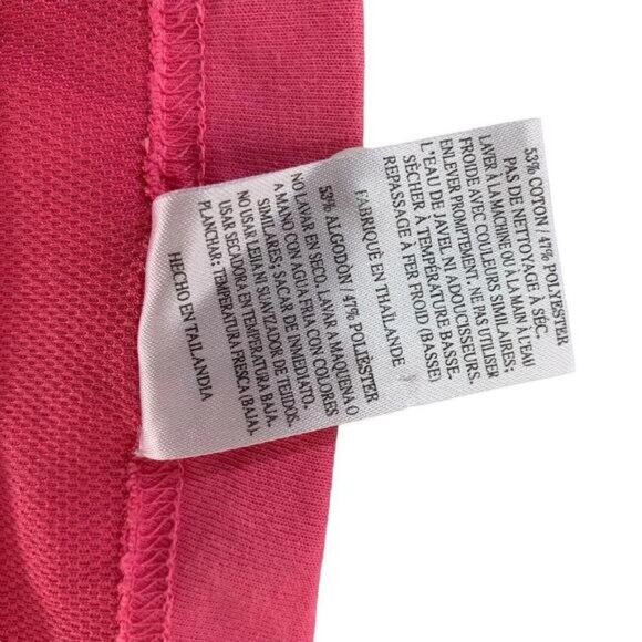 Zorrel Mens Dark Pink Golf Polo Short Sleeve DryTech Shirt Size Large​​​​​​ - Picture 7 of 7